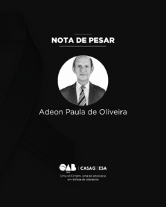 Ex-presidente da OAB de Jussara, Adeon Paula de Oliveira, é Encontrado Morto em Fazenda 1 Nota OAB-GO