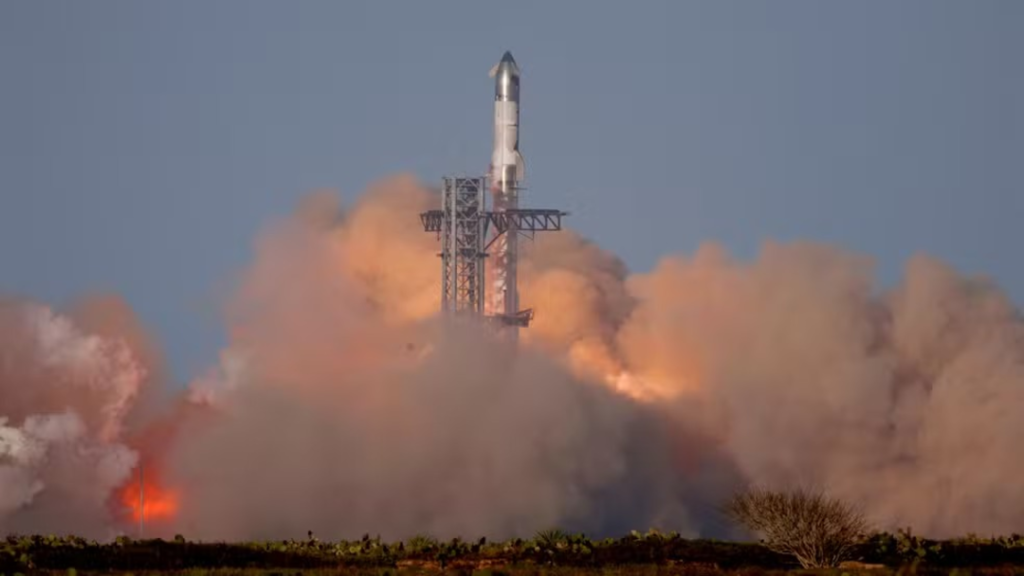 SpaceX Lança Oitava Missão da Starship, Mas Enfrenta Obstáculos Durante o Teste 3 image 87 1