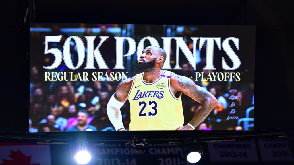 LeBron James Faz História e Se Torna o Primeiro Jogador da NBA a Ultrapassar 50 Mil Pontos 6 lebron 1