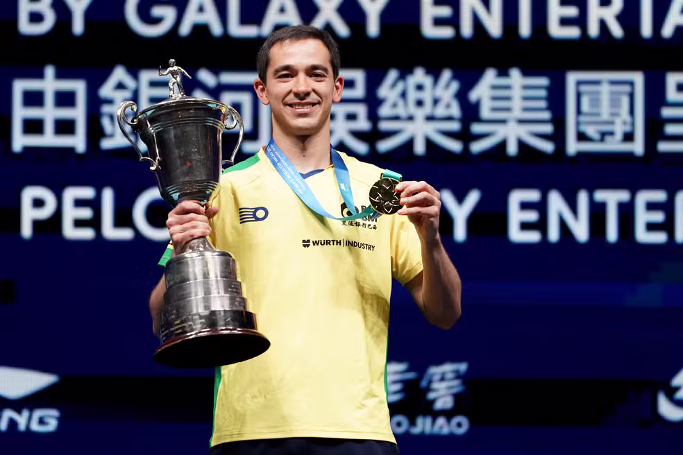 Hugo Calderano Faz História e Conquista a Copa do Mundo de Tênis de Mesa em Macau 3 20 04 hugo x lin shidong credito ittf 016