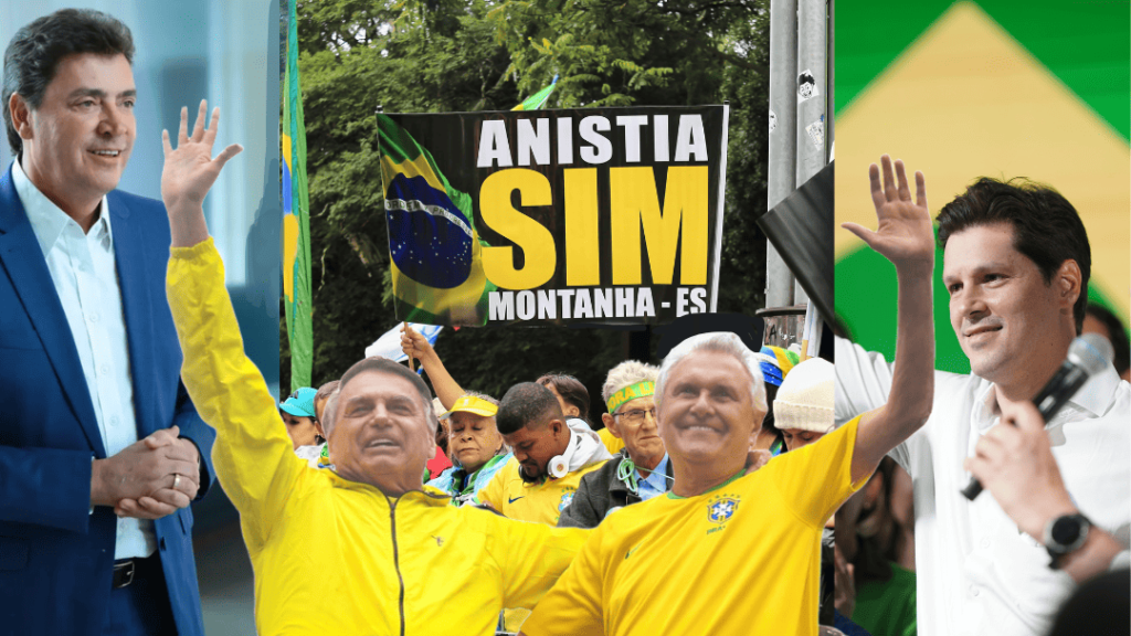 O xadrez político em Goiás com Caiado em palanque nacional 8 Anistia Já - Bolsonaro - Ronaldo Caiado - Daniel Vilela - Winder Moraes - Av. Paulista - Manifestação - Direita