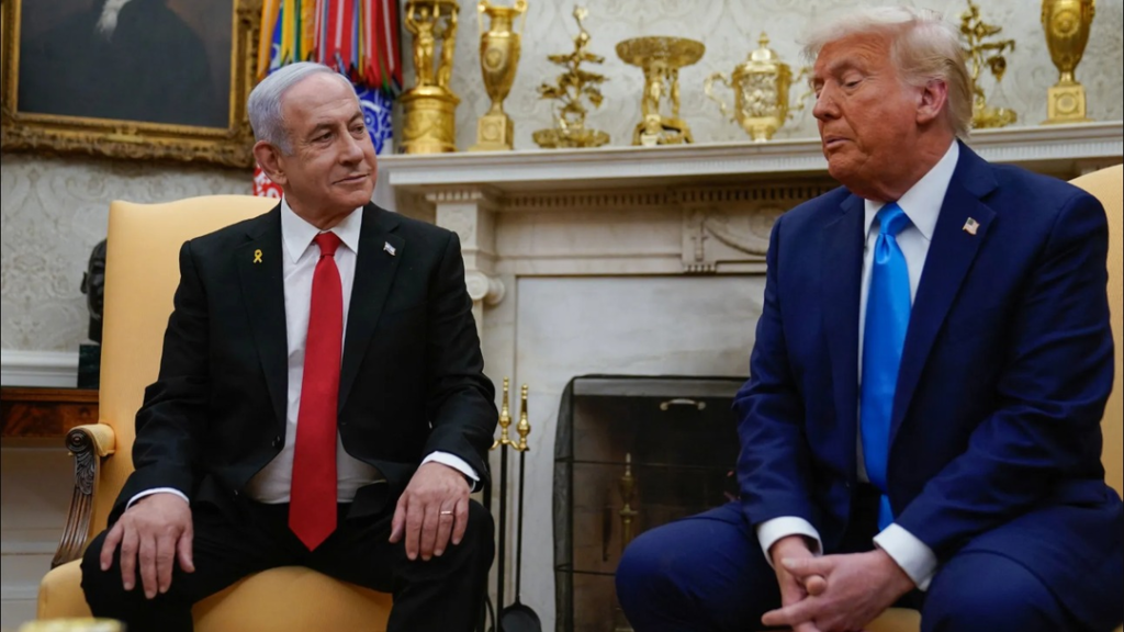 Trump e Netanyahu se Encontram na Casa Branca para Discutir Tarifas, Reféns e Desafios Geopolíticos 4 image 2025 04 07T080539.357 1