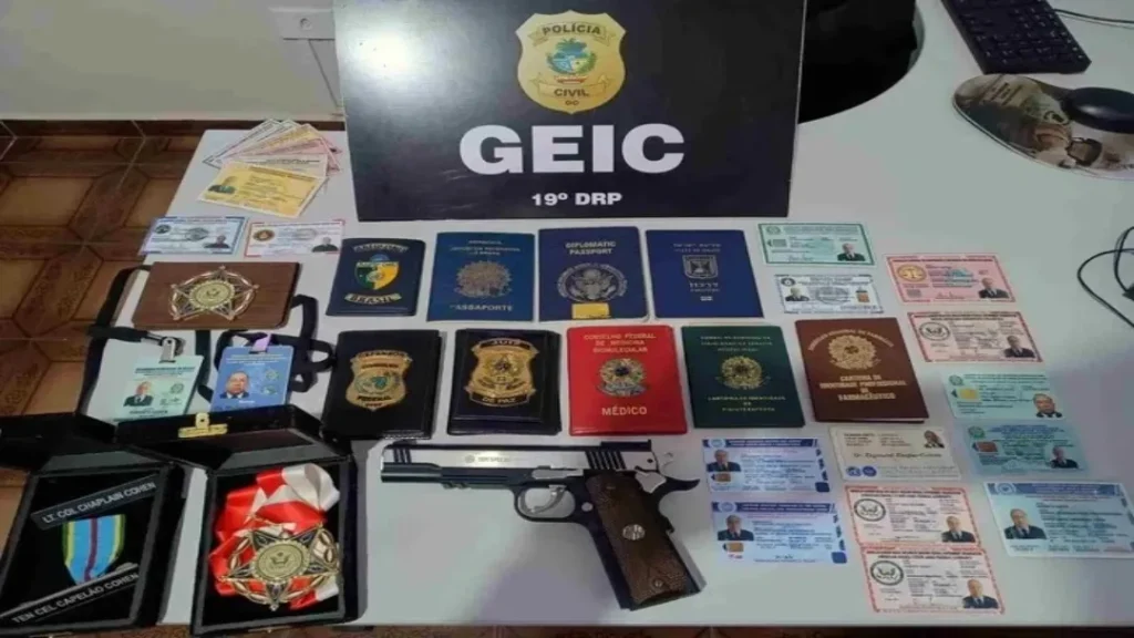 Homem é Preso em Caldas Novas por se Passar por Agente da CIA 9 Homem preso