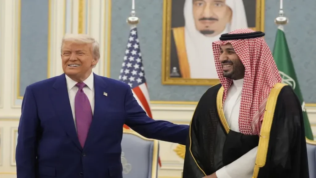 Musk e Trump Conversam Com Príncipe Saudita Durante Visita a Riade 1 Trump e principe