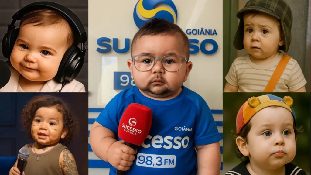 Baby Memes: Quando Celebridades Viram Bebês Com Ajuda de IA 2 babys memes ia