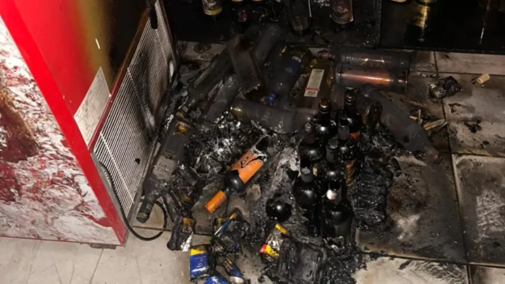 Homem é Preso Por Atear Fogo em Distribuidora de Bebidas no Setor Sudoeste 8 Homem ateia fogo distribuidora