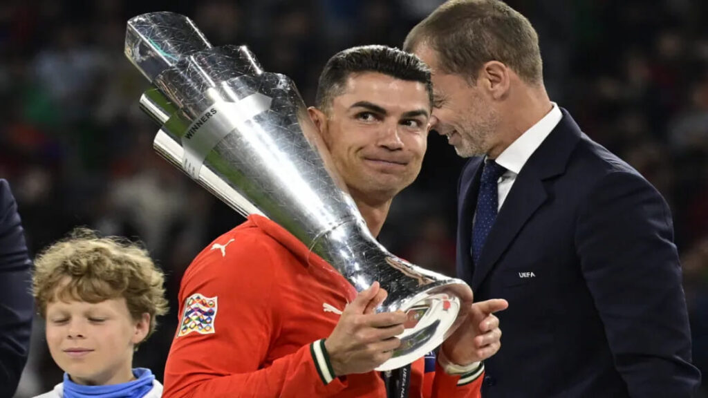 Cristiano Ronaldo se emociona com conquista histórica da Liga das Nações 10 Foto: John MacDougall / AFP/ Reprodução