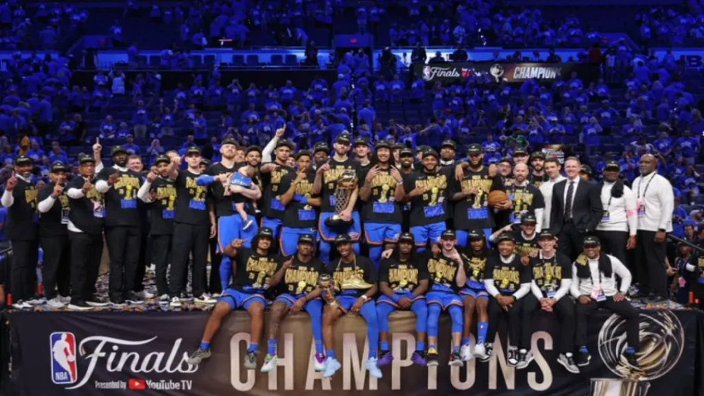 Oklahoma City Thunder conquista título da NBA 2024/25 ao vencer Indiana Pacers nas finais 2 Foto: Divulgação