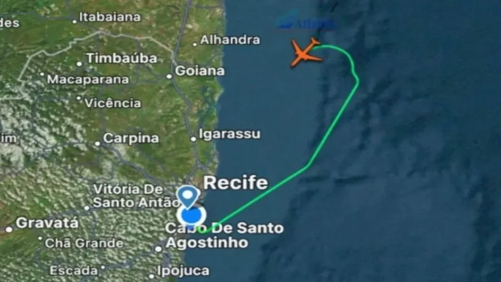 Voo inaugural da Azul entre Recife e Madri retorna após falha técnica 4 Foto: Reprodução