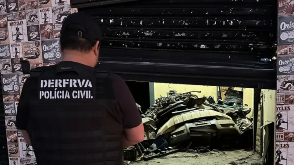 Operação Prende Grupo de Desmanche de Veículos Furtados 4 PCGO desmantela quadrilha de desmanche de carros