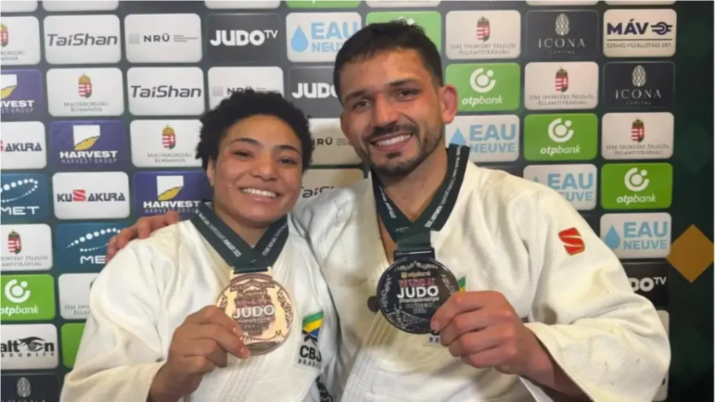 Brasil Conquista Prata e Bronze no Terceiro Dia do Campeonato Mundial de Judô na Hungria 1 Brasil conquista prata e bronze no terceiro dia do Campeonato Mundial de Judô na Hungria