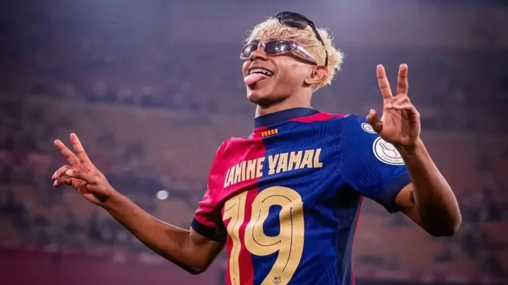 Lamine Yamal, jovem promessa do Barcelona, acompanha final da NBA em São Paulo 11 Foto: Reprodução/Redes Sociais