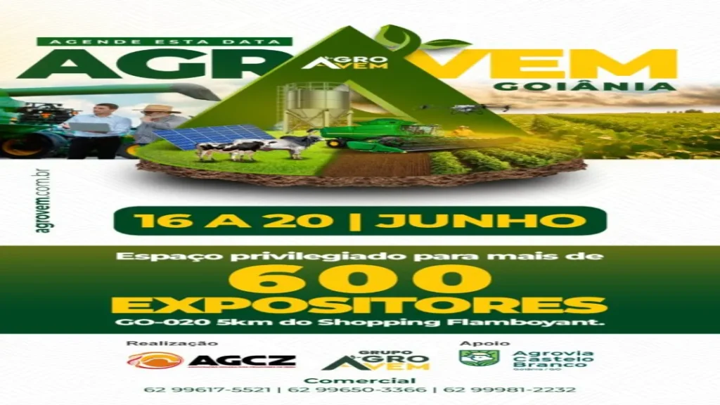 Bruno Peixoto marca presença na abertura da AgroVem 2025 em Goiânia 9 Foto: Divulgação