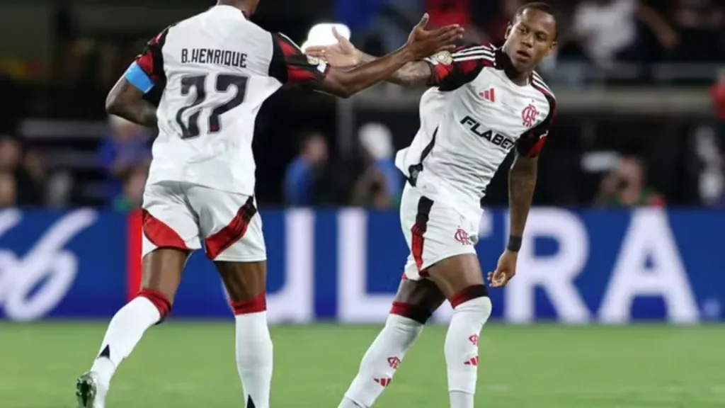 Flamengo garante vaga nas oitavas do Mundial de Clubes após empate com Los Angeles FC 3 (Foto: REUTERS/Amanda Perobelli/Reprodução