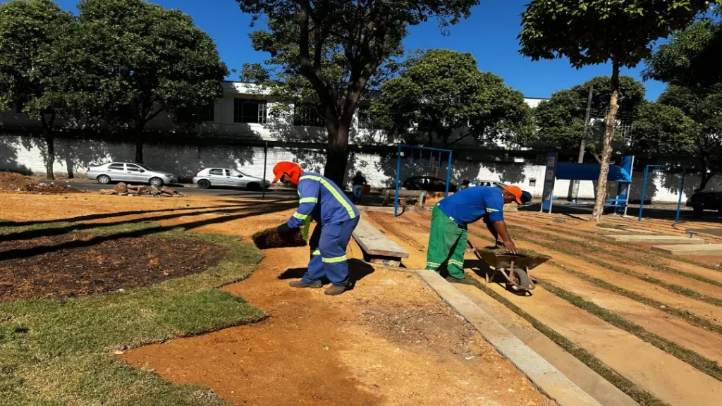 Praças históricas de Campinas passam por revitalização da Comurg 6 Foto: Divulgação/Prefeitura de Goiânia
