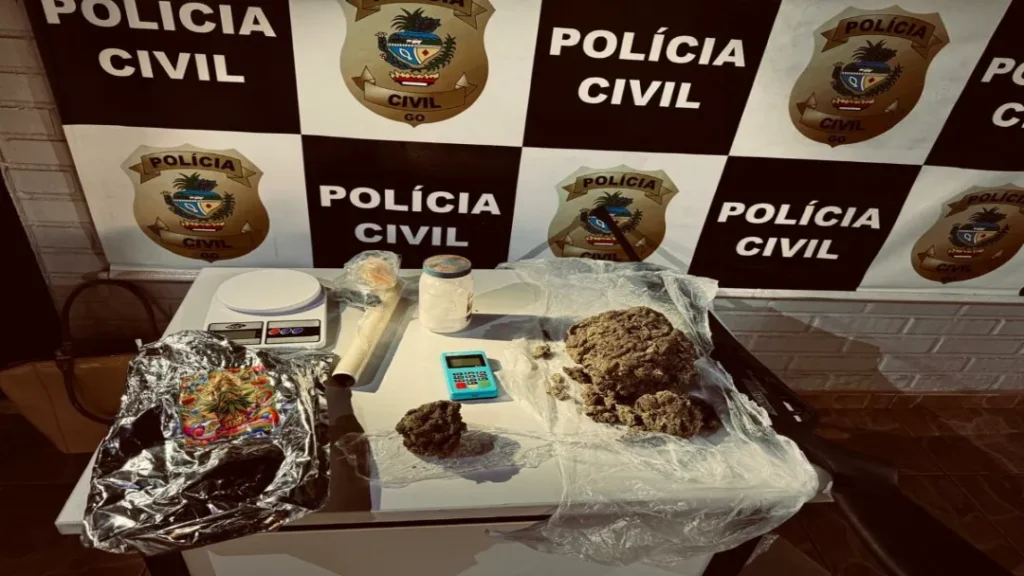 Polícia Civil de Goiás Desmantela Quadrilha de Tráfico e Causa Prejuízo de R$ 100 Mil ao Crime 4 Foto: Divulgação/PC-GO