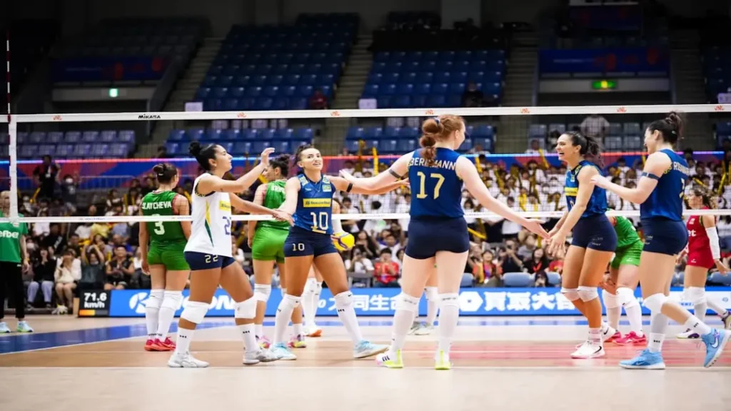 Brasil Vence Bulgária e Confirma Vaga na Fase Final da Liga das Nações feminina de vôlei 3 Brasil vence Bulgária e confirma vaga na fase final da Liga das Nações feminina de vôlei