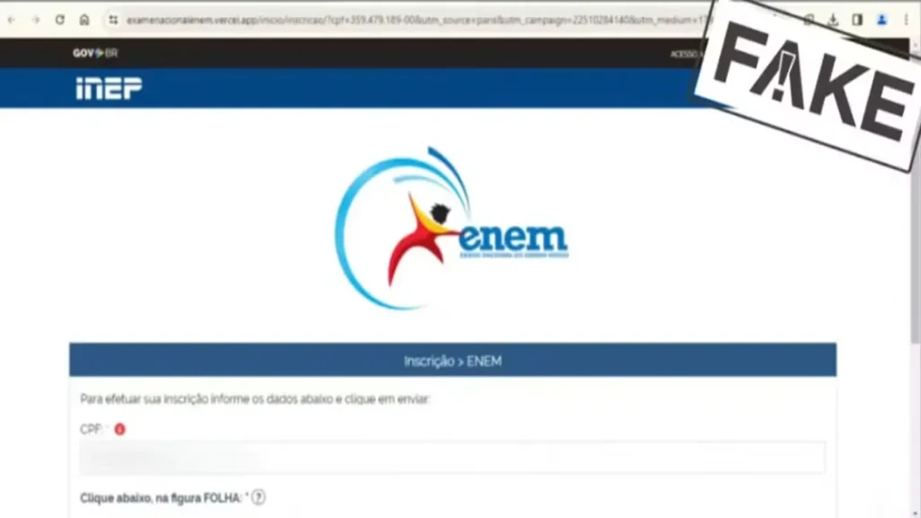 Golpistas Enganaram 35 Mil Alunos e Desviaram R$ 3 Milhões com Site Falso do Enem 9 Golpistas Enganaram 35 Mil Alunos e Desviaram R$ 3 Milhões com Site Falso do Enem