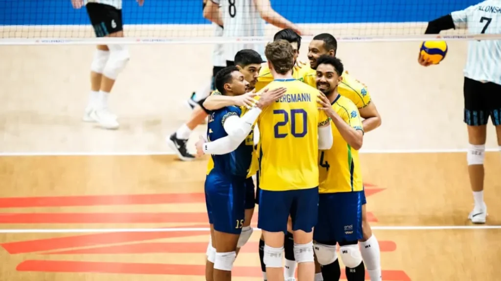 Brasil Vence Argentina e Consolida Liderança na Liga das Nações Masculina de Vôlei 8 Brasil vence Argentina e consolida liderança na Liga das Nações Masculina de Vôlei