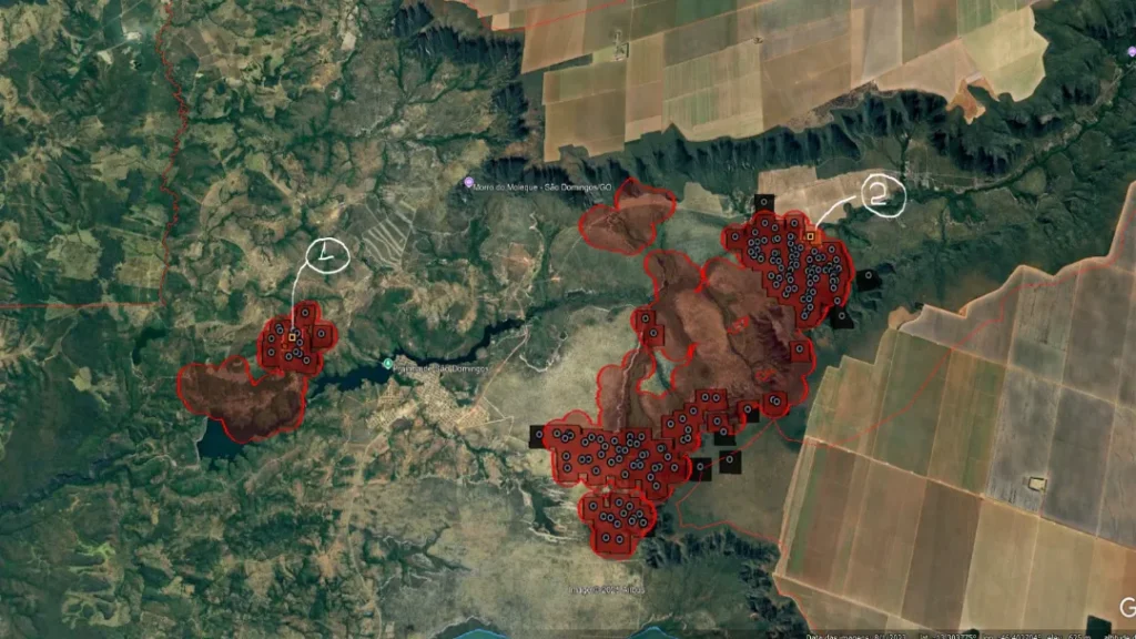 Incêndio em área próxima ao Parque Estadual Terra Ronca é controlado 6 Incêndio próximo ao Parque Terra Ronca é controlado!