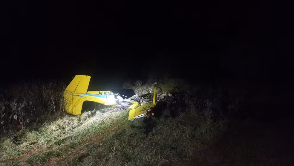 Acidente aéreo no Pantanal de MS mata quatro pessoas 1 aviao