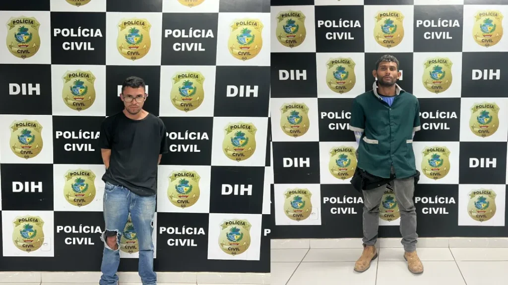 Polícia Civil prende dois suspeitos de assassinato de chapeiro em Goiânia 9 Polícia Civil prende dois suspeitos de assassinato de chapeiro em Goiânia