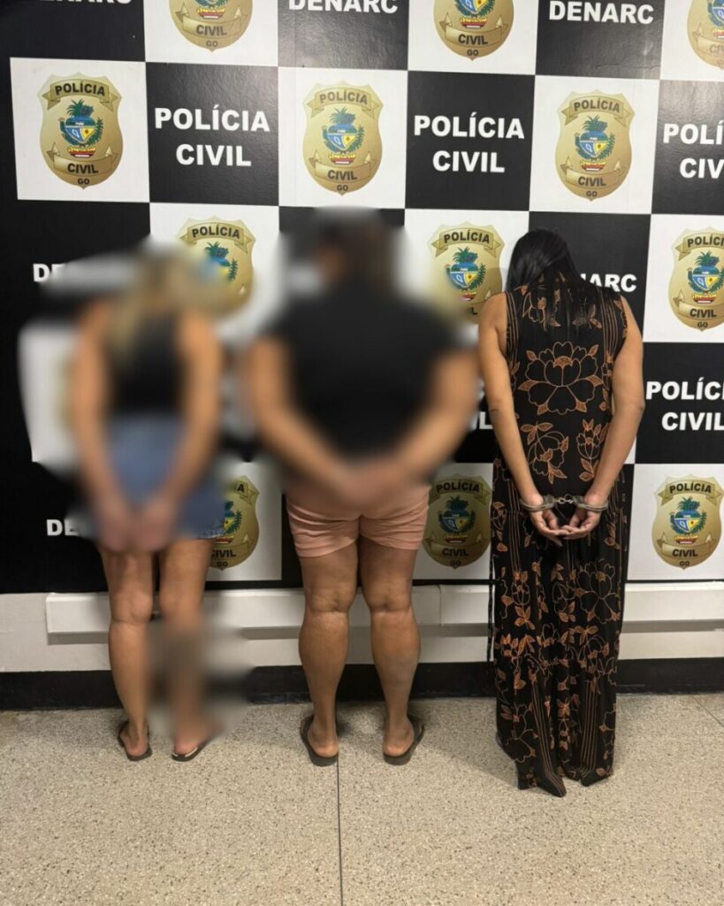 Denarc prende três mulheres por tráfico interestadual de drogas em Goiás 1 unnamed file 7