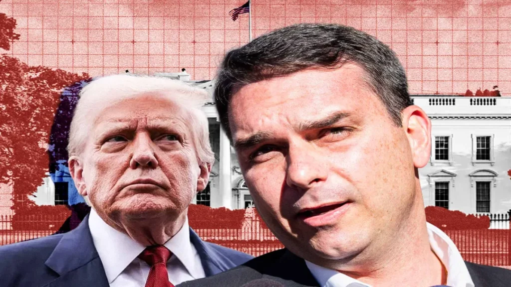Deputados pedem investigação sobre viagem de Flávio Bolsonaro e articulação com governo dos EUA 9 Deputados pedem investigação sobre viagem de Flávio Bolsonaro e articulação com governo dos EUA