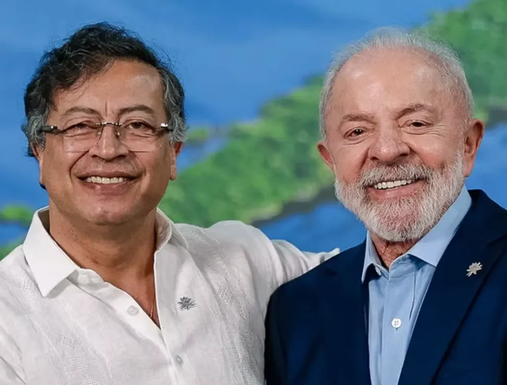 Presidente da Colômbia promete transição pacífica a Lula 9 Presidente da Colômbia promete transição pacífica a Lula