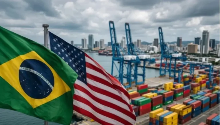 O governo Lula autorizou a abertura do processo para aplicar a Lei da Reciprocidade Econômica contra os EUA, em resposta às tarifas de até 37,5% sobre produtos brasileiros. Brasil reage ao tarifaço dos Estados Unidos