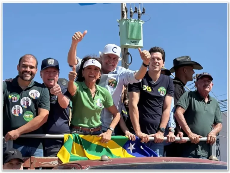 Caiado inicia campanha presidencial com carreata em Goiás