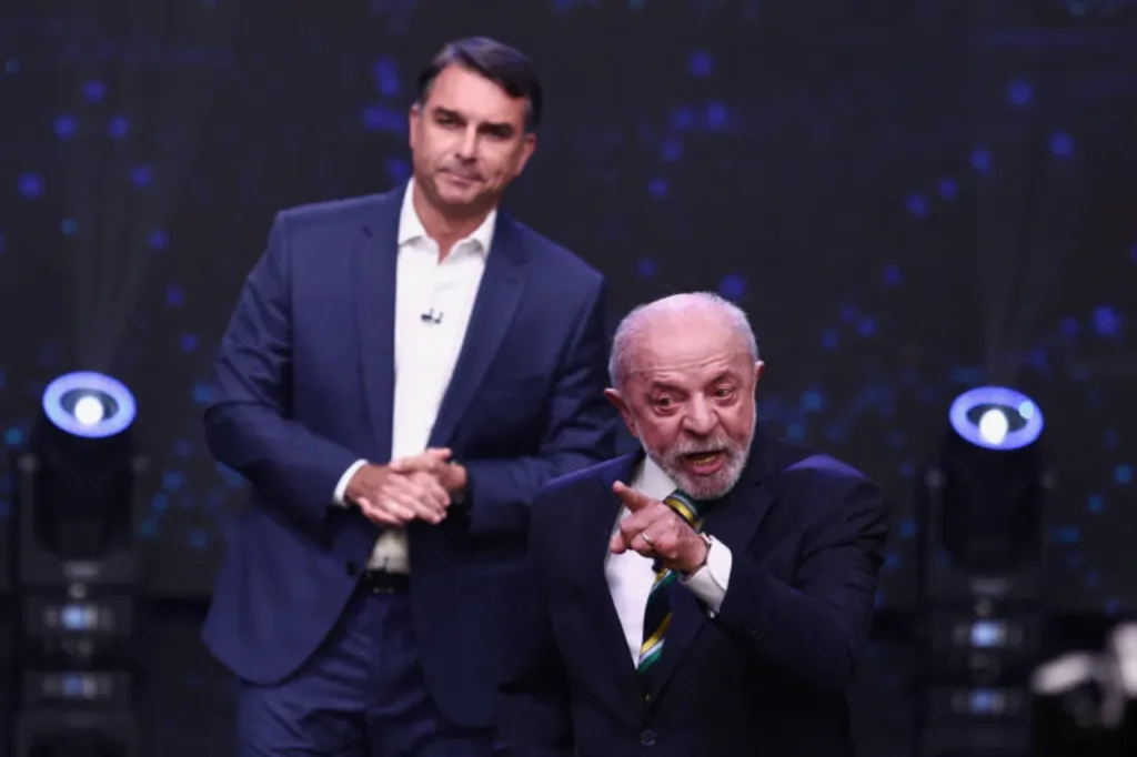 Debate entre Lula e Flávio é marcado por ataques 6 Debate entre Lula e Flávio é marcado por ataques