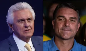 Flávio Bolsonaro visita Goiânia em busca de apoio para o 2º turno